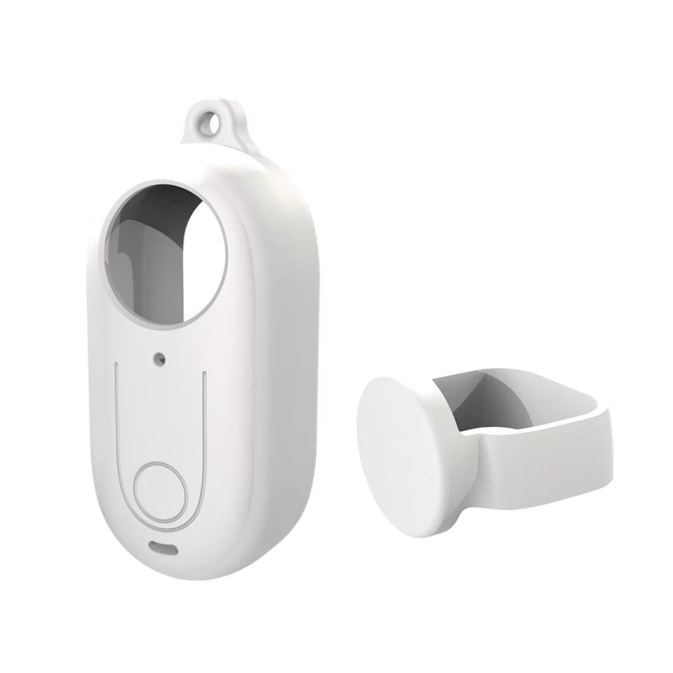 Snowchecking - Coque Silicone De Protection Pour Insta360 Go Ultra - Avec Cache Objectif Intégré - Noir, Blanc Ou Rouge