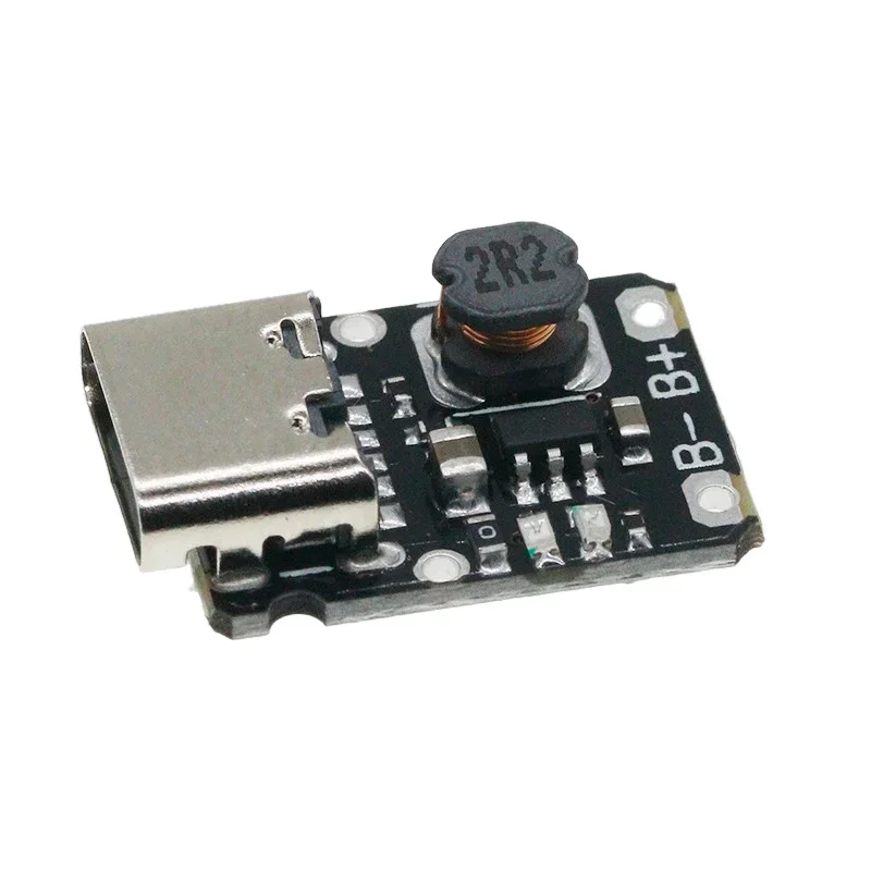 보호 기능이 있는 5V 출력 부스트 18650 type-C를 갖춘 미니 리튬 배터리 충전 모듈