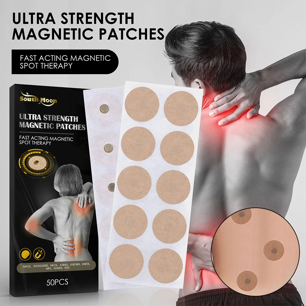 Magnetic Acupressure Patches Magnet Therapy Help Relieve Pain For Body Health Care Massage Muscle Relax Magnet Stickers EIG88