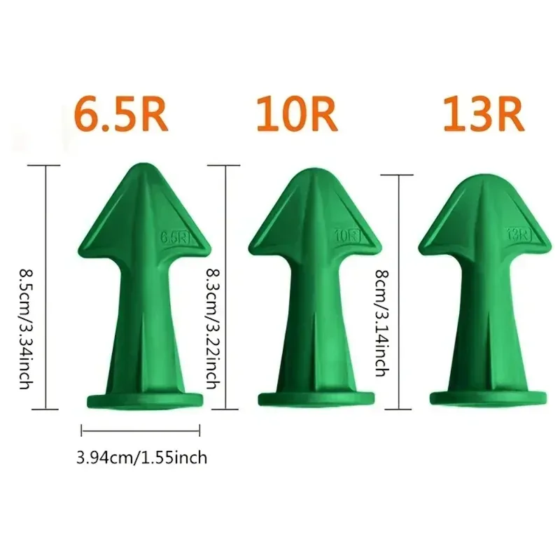 3pcs Multi-functional Silicone Sealant Nozzle Scraper Floor Caulking Tools...