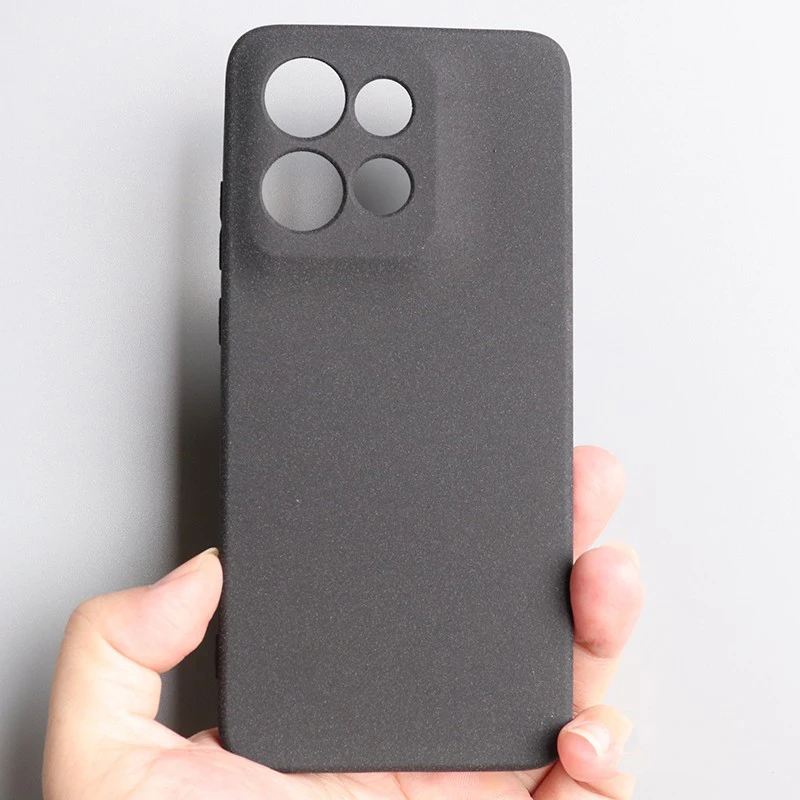 Sand Matte Soft Silicone Shockproof Phone Case - Full Protection Camera Cover