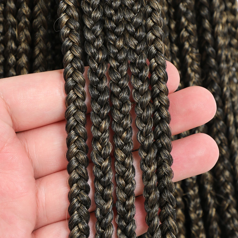 14inch French Curls Box Braids Crochet Hair Box French Curls Braiding Hair with Curly Ends Ombre 1B 30 27 Blonde Braids
