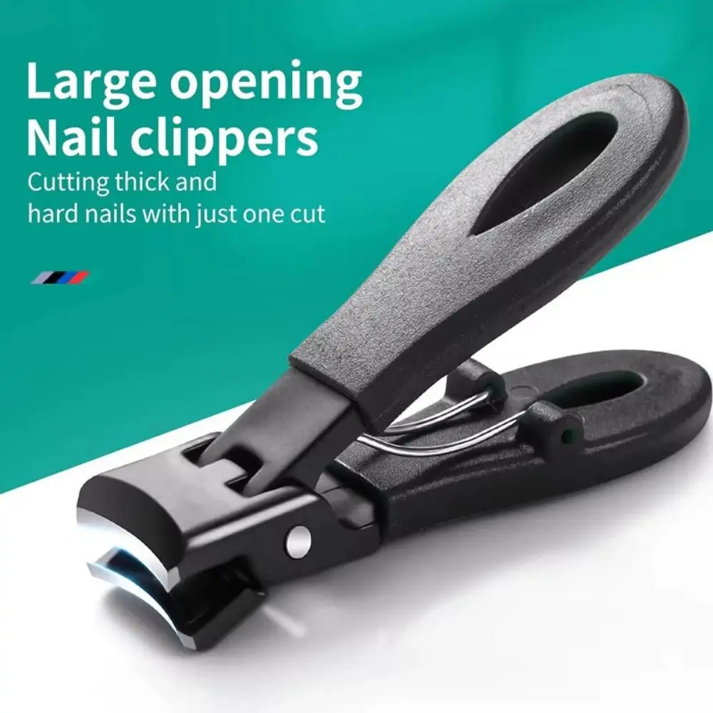 Portable Large Jaw Nail Clipper 8mm Opening Anti Splash Fingernail Trimmers Ultra Sharp Nail Trimmer Fingernail