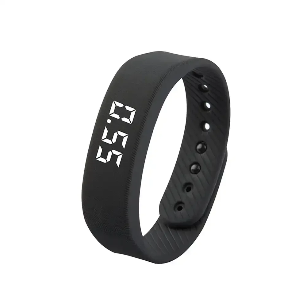 LED Dijital Akıllı Bilezik Su Geçirmez Akıllı Saat Smartband Titreşim Alarmı Hatırlatma ile Çalışan Pedometre Monitör Akıllı Bant