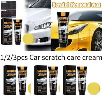 Pasta Riparatrice per Graffi Auto 1/2/3 Pezzi, Pulisce Strati di Ossido Superficiali, Rimuove Macchie, Ripara Graffi sulla Vernice, Migliora la Lucentezza dell'Auto, Ripristina