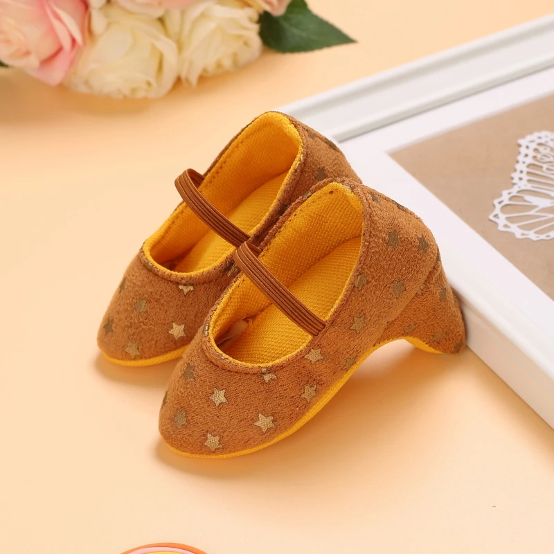 2023 Fashion Infant Newborn Baby Girl High Heels Shoes Princess Bow First Birthday Party Shoes Photo Props Shoes
