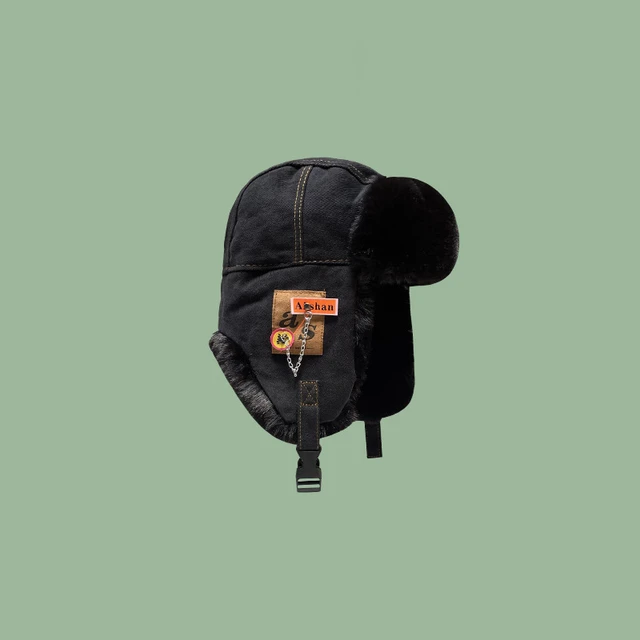 Chapka Homme Pilot Bomber Hat Unisex Wind and Cold Winter Cotton