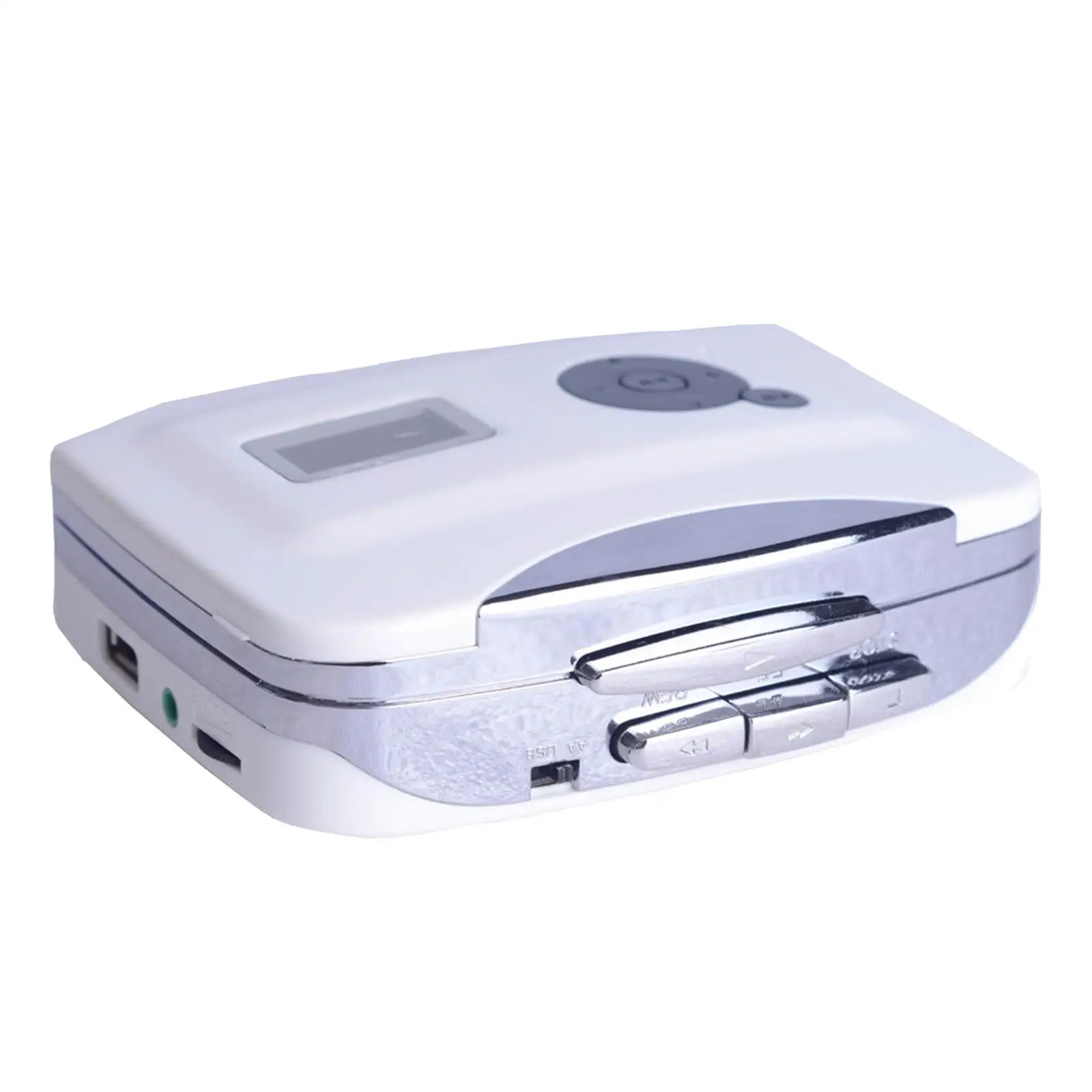 Portable Cassette Player Built-in Mic Volume Control Walkman Cassette Tape Recorder 3 Converter No PC Required