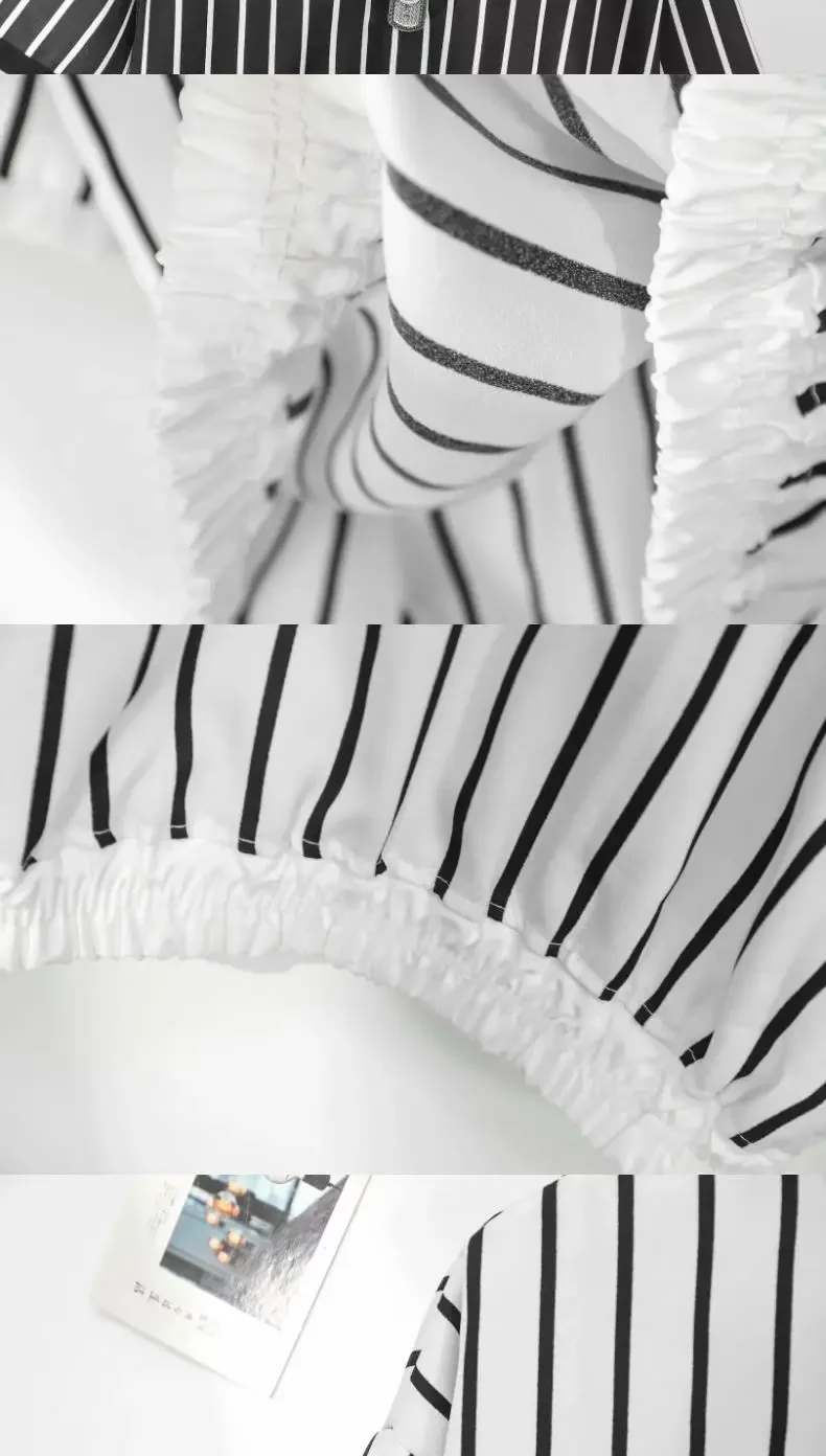 Men's Clothing White Stripe Polo T Shirt Button Down Collar Slim Fit Quick Dry Casual Comfortable Stylish Top for Young Men 18 Sfc050ce6879048d789cd8c183240053di