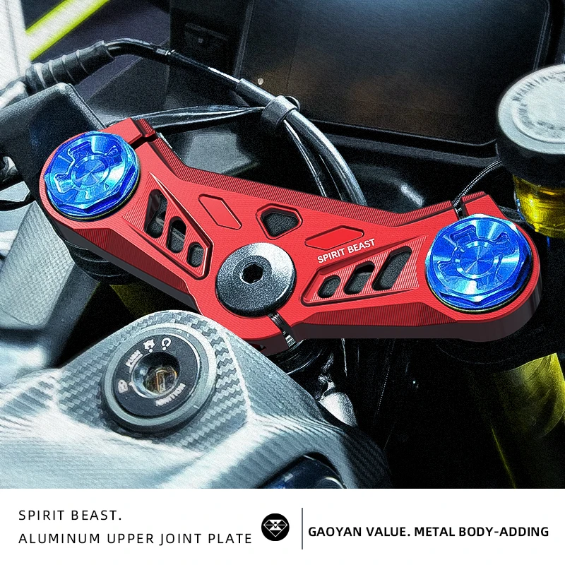 

Motorcycle Upper Handlebar Connection Plate Intermediate Column Fixed Thickened for VOGE RR525