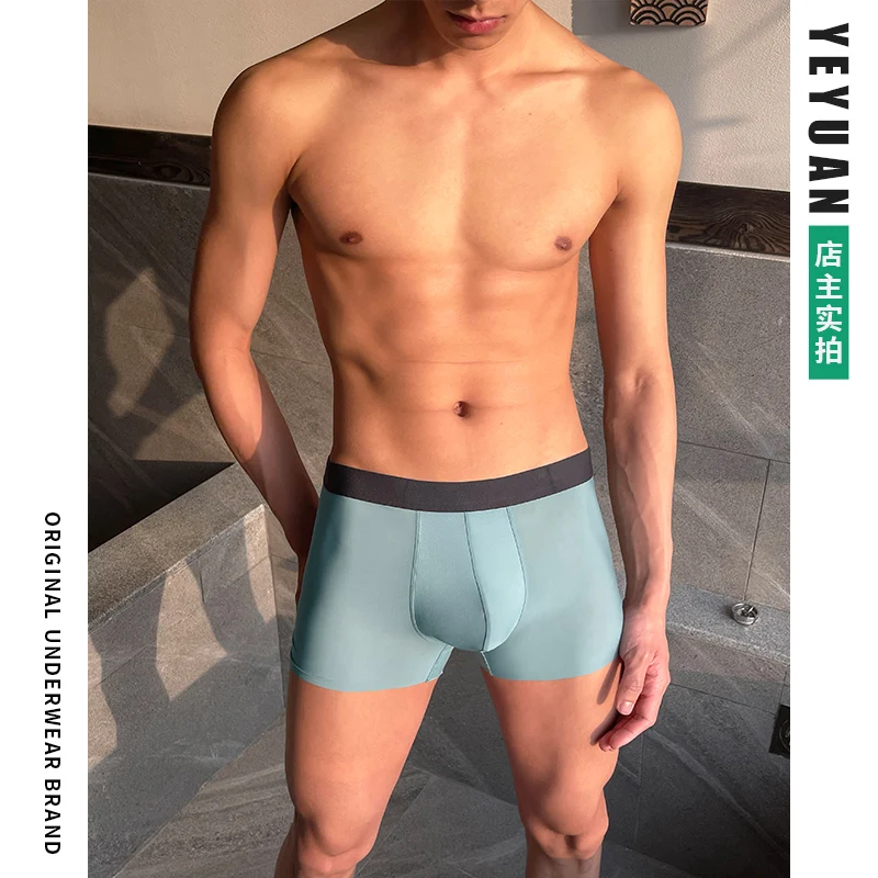 3Pc/sLot Sport Basketball Football Men's Solid Color with Cartoon Underwear Sexy Boxer Para Hombre