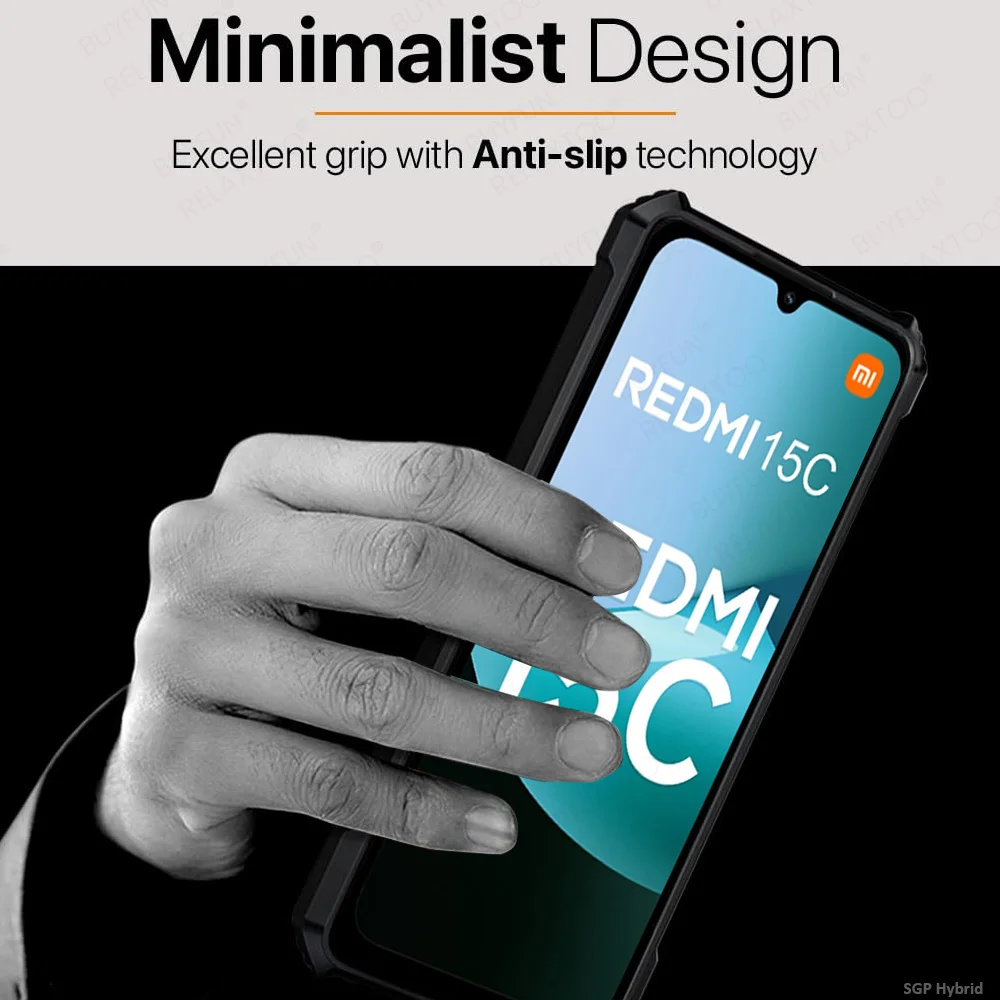Acrylic Transparent Shockproof Armor Back Cover Case - Clear Protective s