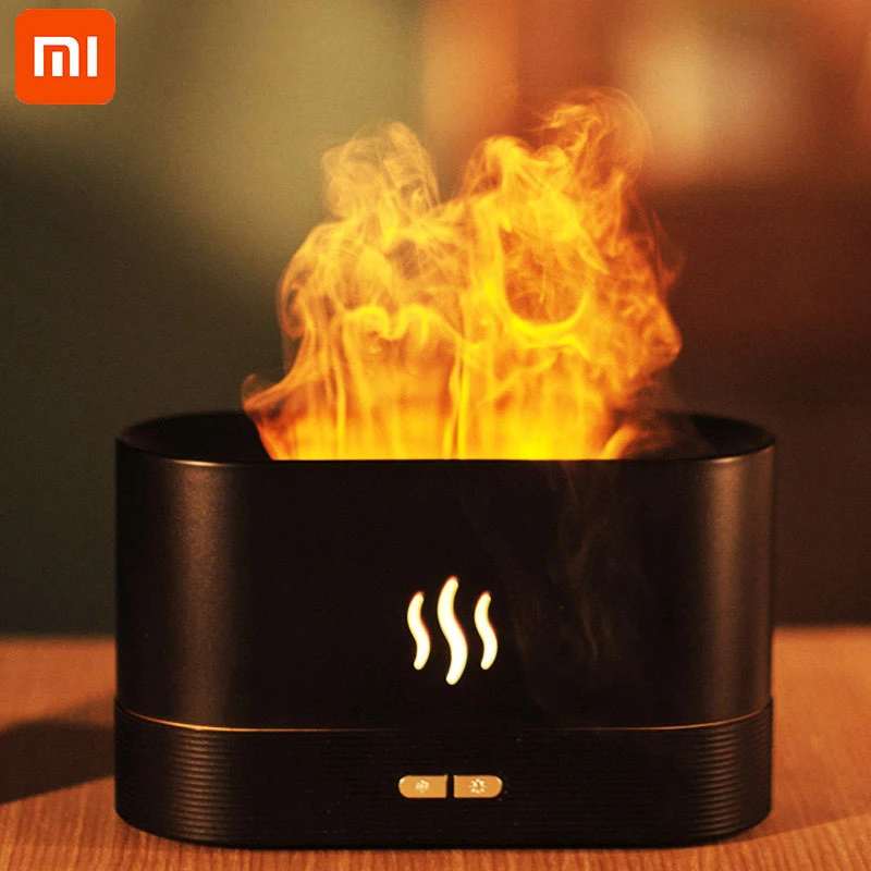 Xiaomi Usb Simulation Flame Aroma Diffuser Air Humidifier Ultrasonic