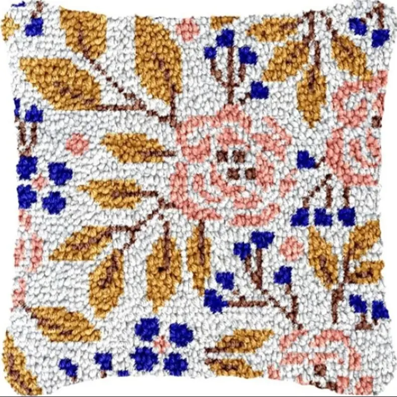 Sunflower Latch Hook Pillow DIY Handmade Embroidery Kit For Kids & Knitted Embroidery For Home