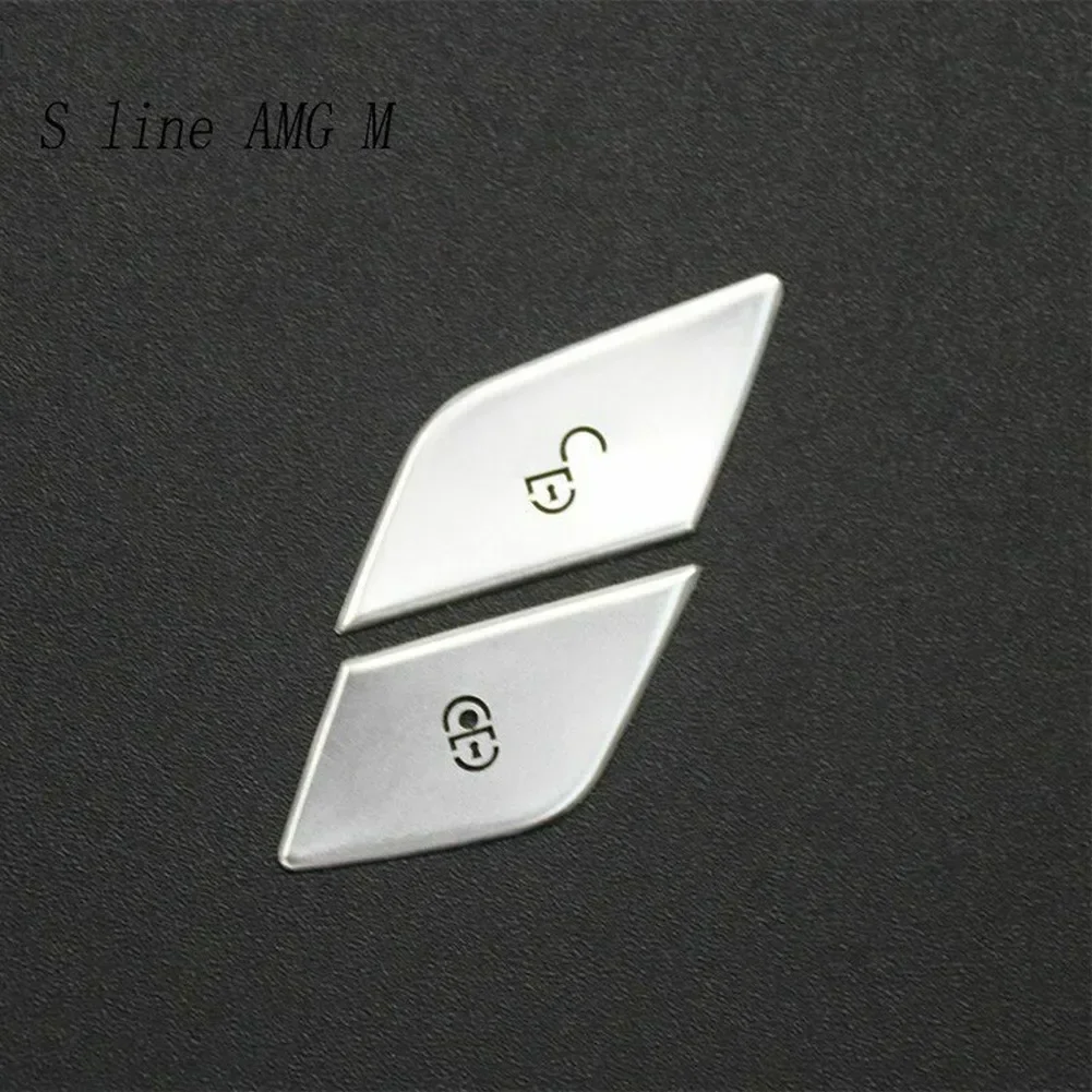 Car Styling Stickers Car Button Repair Stickers Car Door Lock Switch Button Sticker For Mercedes Benz C E Class W205 W213 X253 LHD Left Hand Drive