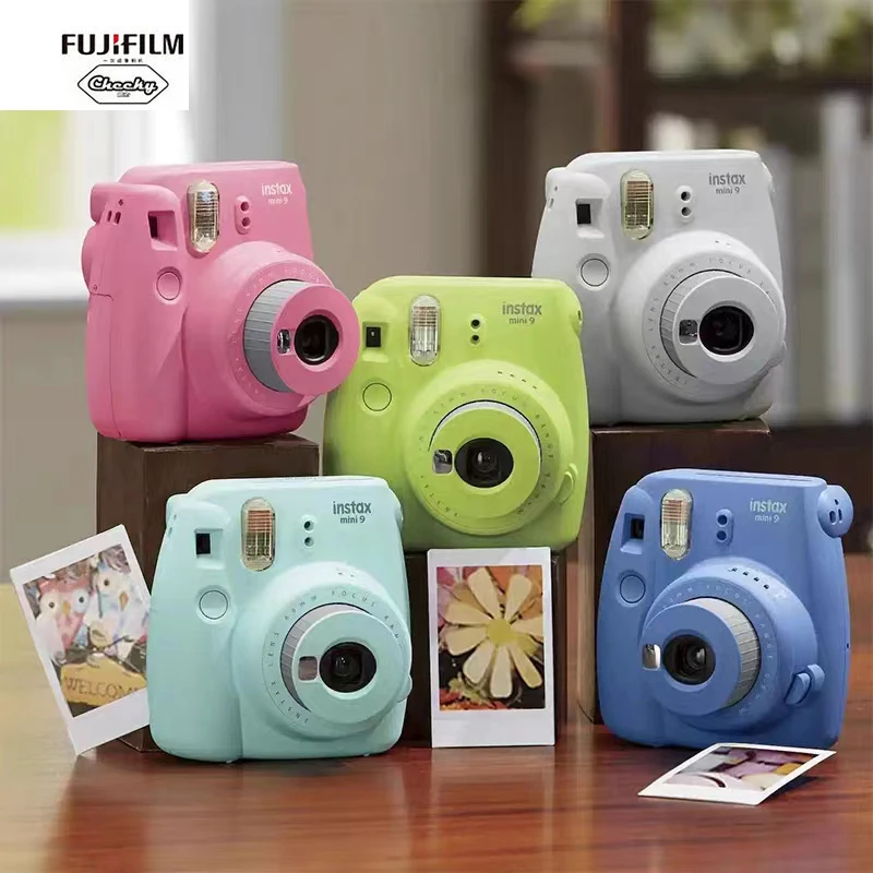 Fujifilm Instax Mini 9 Instant Camera Film Fuji Photo Snapshot Printing  Camera Shooting Insta Mini9 Camara Boys Girls Best Gift - AliExpress