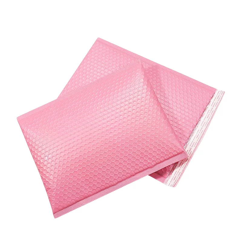 10PCS Padded Envelope Clear Gifts Packing Cute Waterproof Dry Bags For Clothes Packed Travel Light Pink Poly Self Bubble Mailers