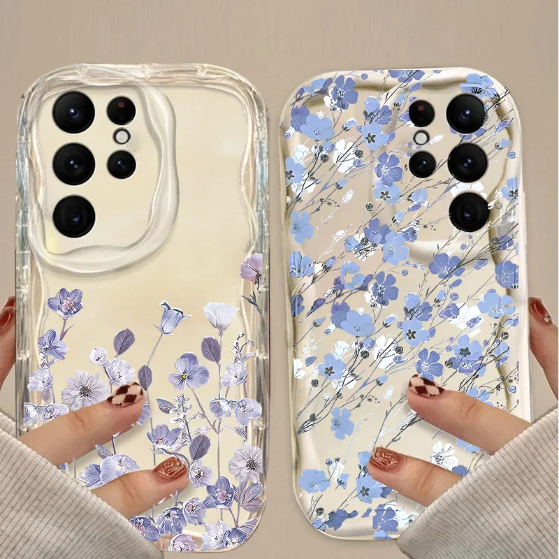 Luxury Flower Silicone Soft Shockproof Phone Case Cover