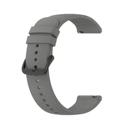Silicone Sport Watch Band - 20mm/22mm, Versatile and Durable Strap - 22MM (Grey)