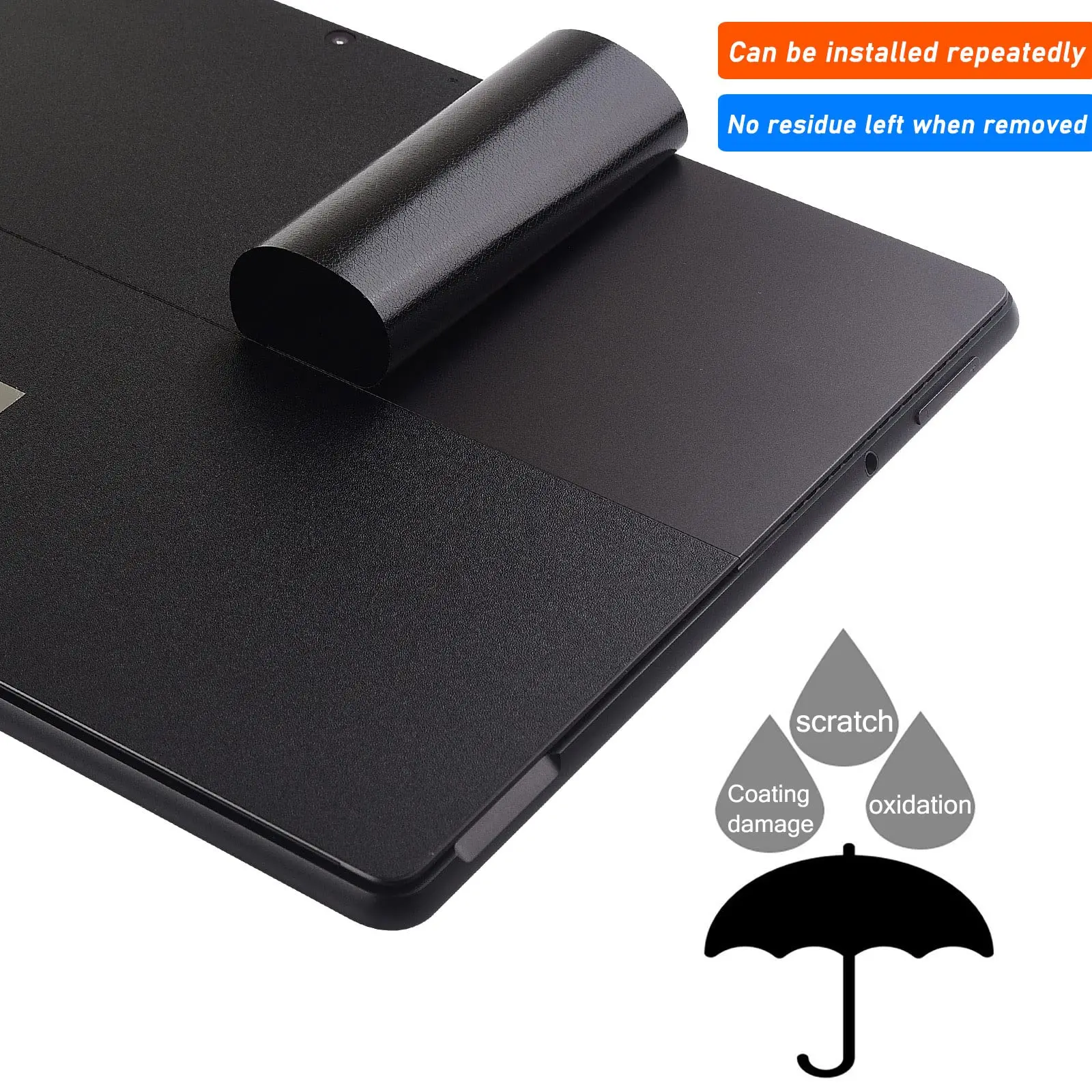 Vinyl Decorative Skin Sticker Back Decal for Surface Pro - Stylish Laptop Cover Protector Accessories