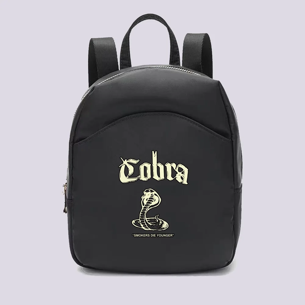2022 Fashion Women Mini Backpack Multifunction Small Backpacks Casual Simple Cobra Printing Student Bookbags Travleing  Rucksack