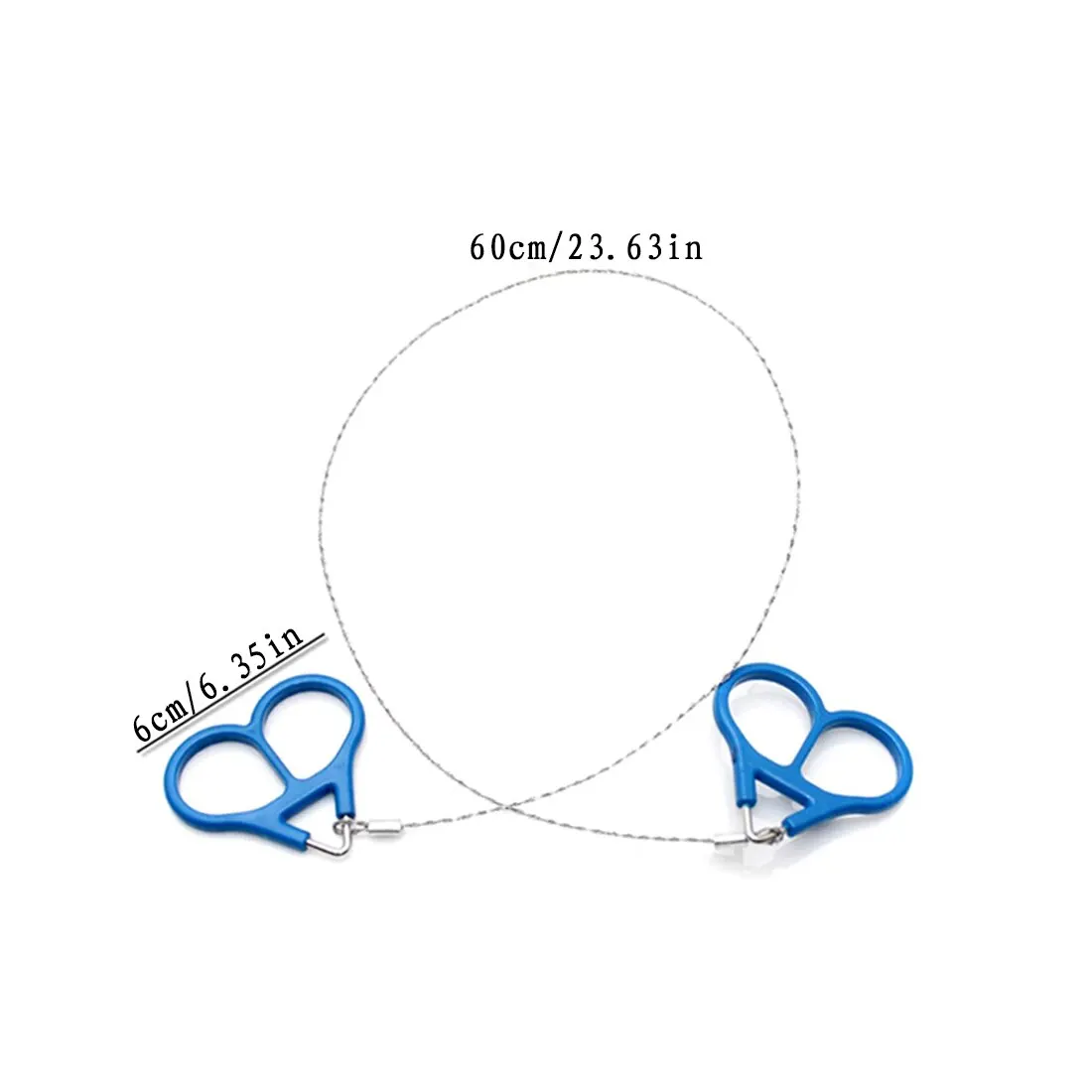 Hand Chain Saw Portable Stainless Steel Wire Saw Universal Emergency 73cm Hunting Camping Hiking Travel Survival Tool