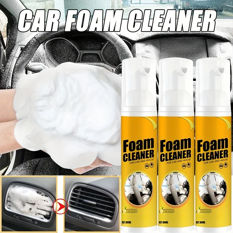 Advanced Multifunctional Interior Foam Cleaner for Leather and Upholstery Cleaning
