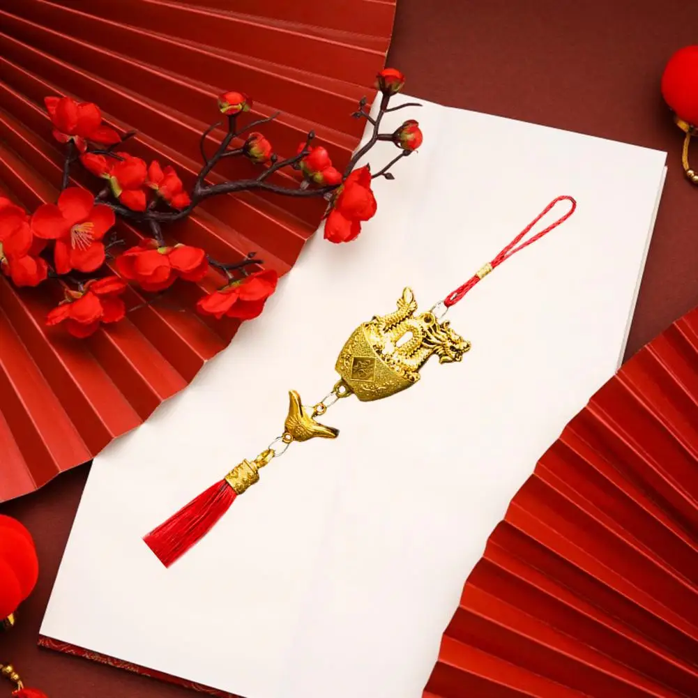 

Pendant Chinese New Year Dragon Pendant Tassel Decoration for Home Fortune Blessing Wealth Symbol Holiday Hanging Pendant New