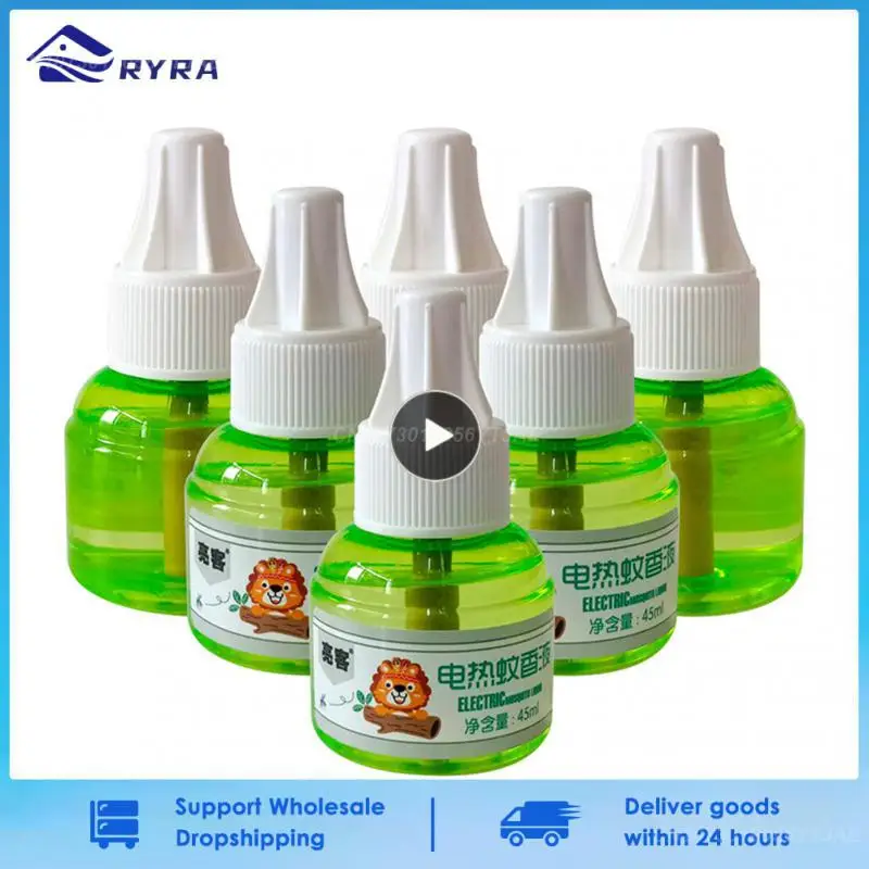 45Ml Elettrico Liquido Per Zanzare Portatile Repellente Per Insetti Riscaldatore Antizanzare Sicuro Non Tossico Insapore Zanzare Bobina Fluido