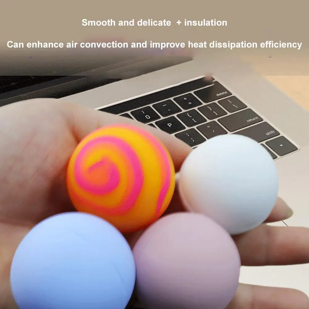 Silicone Laptop Cooling Ball - Enhanced Heat Dissipation Pad