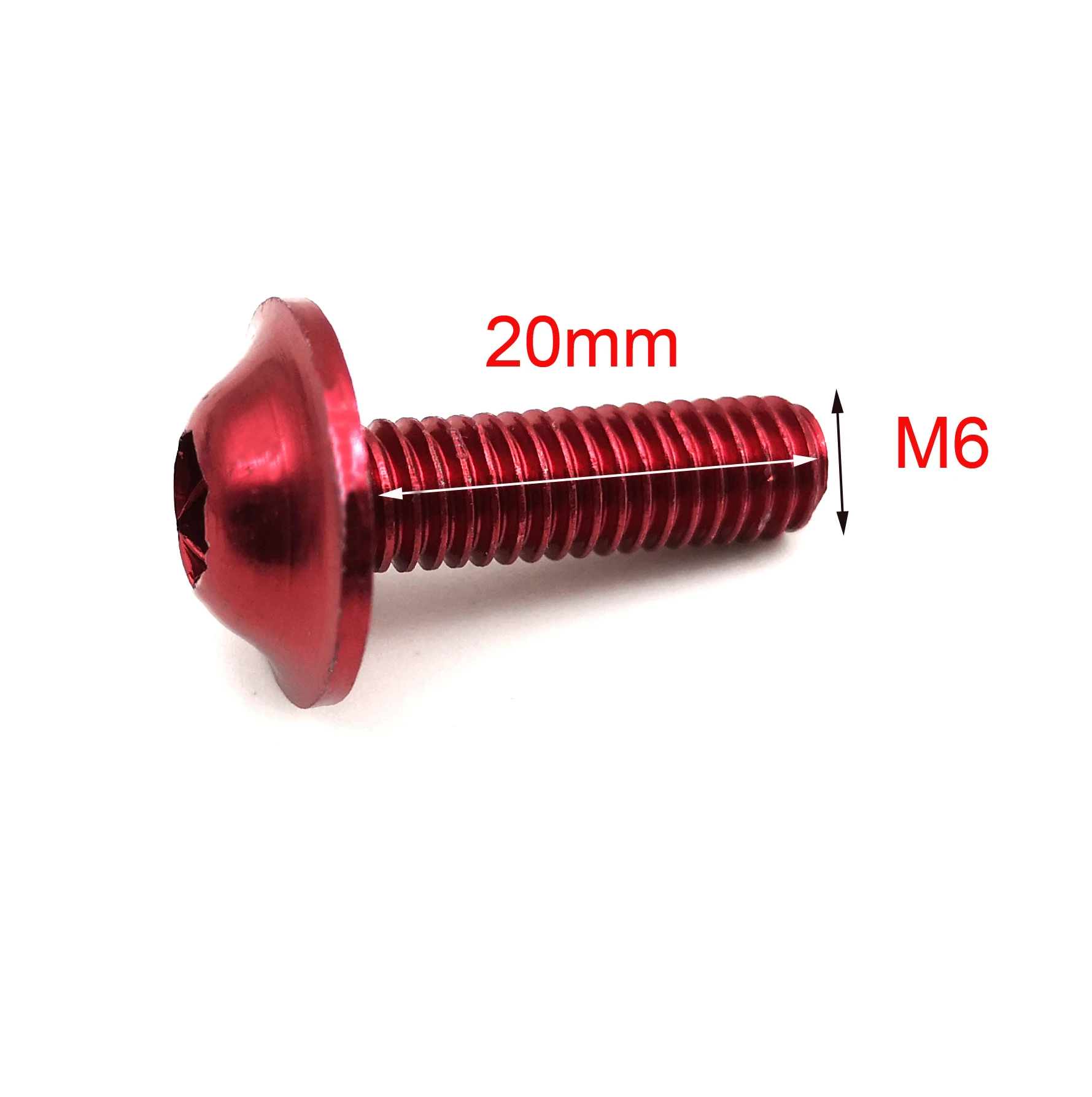 Motorcycle Screws M6 x 20 mm Motorcycle Windscreen Screws Windshield Bolts Fairing Mountings for Honda CBR 600 F4i CBR1000RR CB400 VFR800