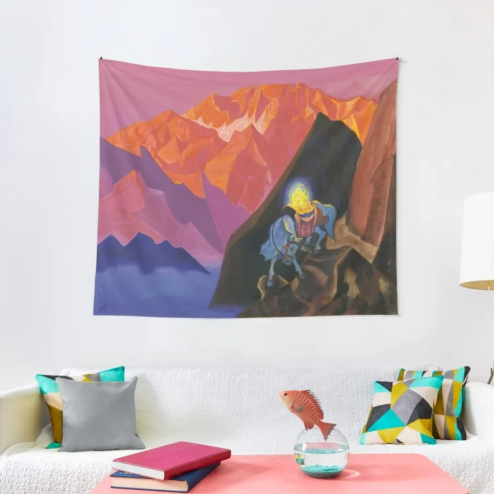 

Nicholas Roerich Chintamani expo -Treasure of the World Chintamani Tapestry Art Mural Funny Wall Hanging Wall Tapestry