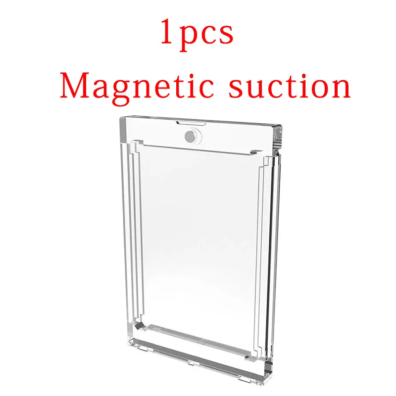 14pcs 35PT Magnetic Card Holder Hard Acrylic Trading Card
