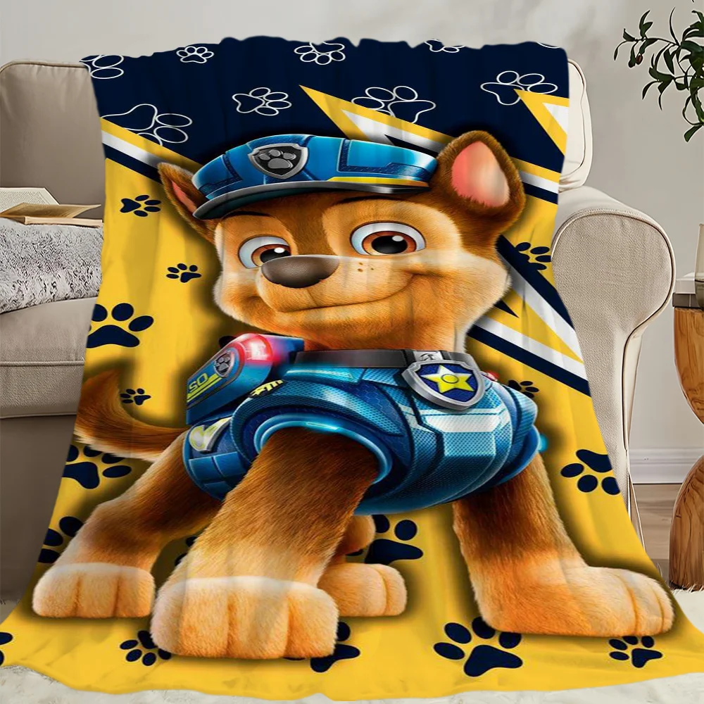 P-PatrolS Cartoon P-PAWS Printed comfortable and soft sofa, living room bed, bedroom blanket suitable for travel and gifts 6