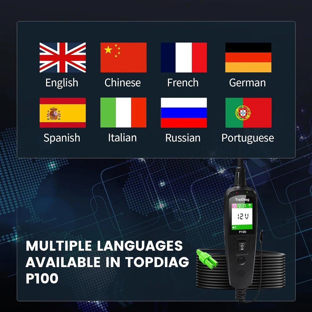 Tester Circuiti Auto PLAYOCCAR - Sonda Diagnostica 12V/24V Con Display - Foto 5