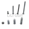 10Pcs Golf Club Assembling Accessories Balance Ding Golf Shaft Swing Nail Plug Weights,Slender for Wood,Coarse for Irons 1