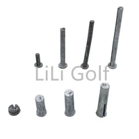 10Pcs Golf Club Assembling Accessories Balance Ding Golf Shaft Swing Nail Plug Weights,Slender for Wood,Coarse for Irons 1