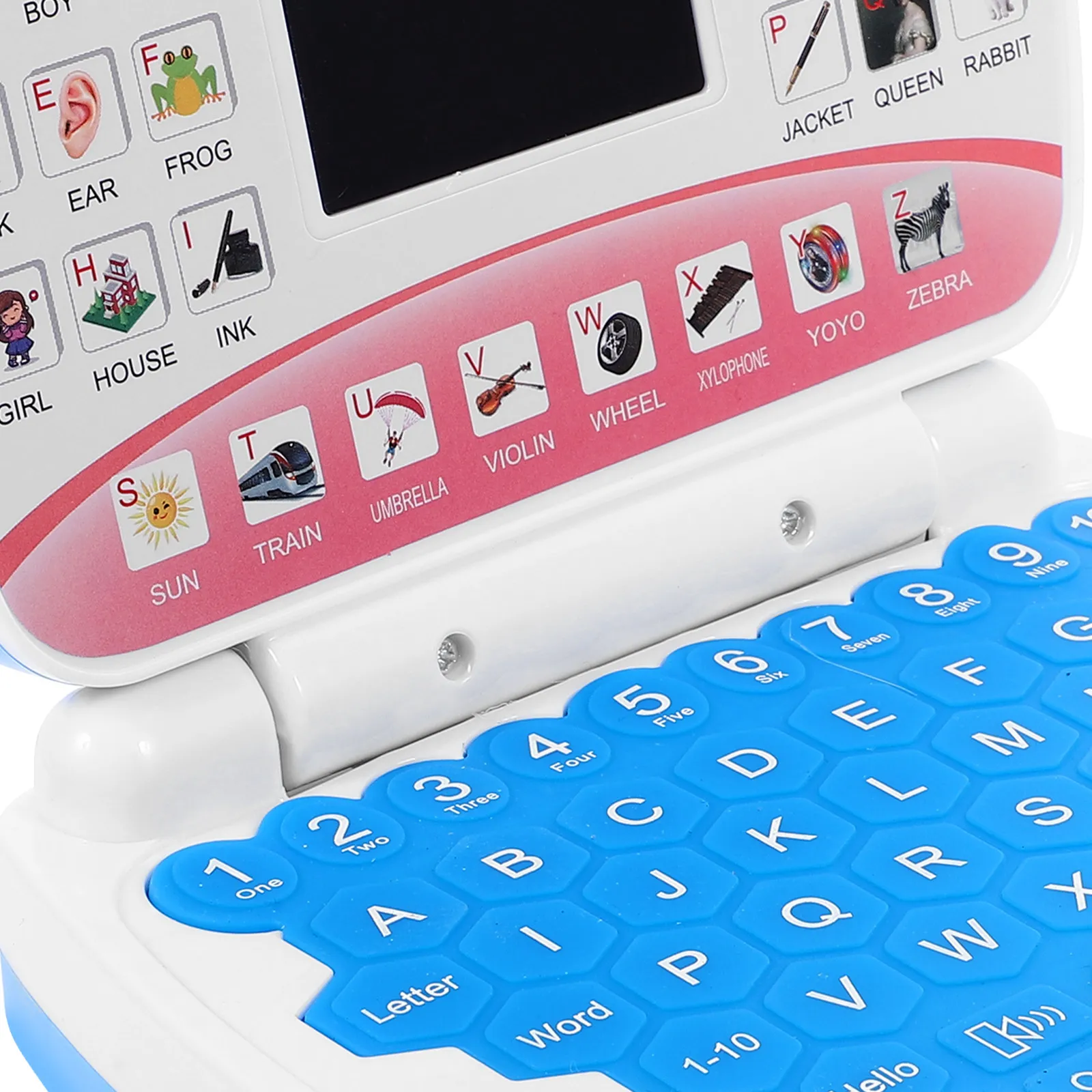 어린이를위한 LED 학습 기계 교육 엔터테인먼트 휴대용  선물 노트북 어린이 장난감 재미있는 어린이 장난감