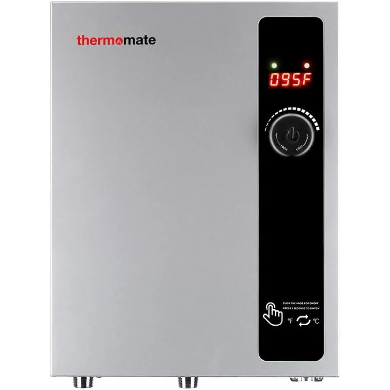 

Tankless Water Heater Electric 18kW 240 Volt, thermomate On Demand Instant Endless Hot Water Heater, Digital Temperature Display