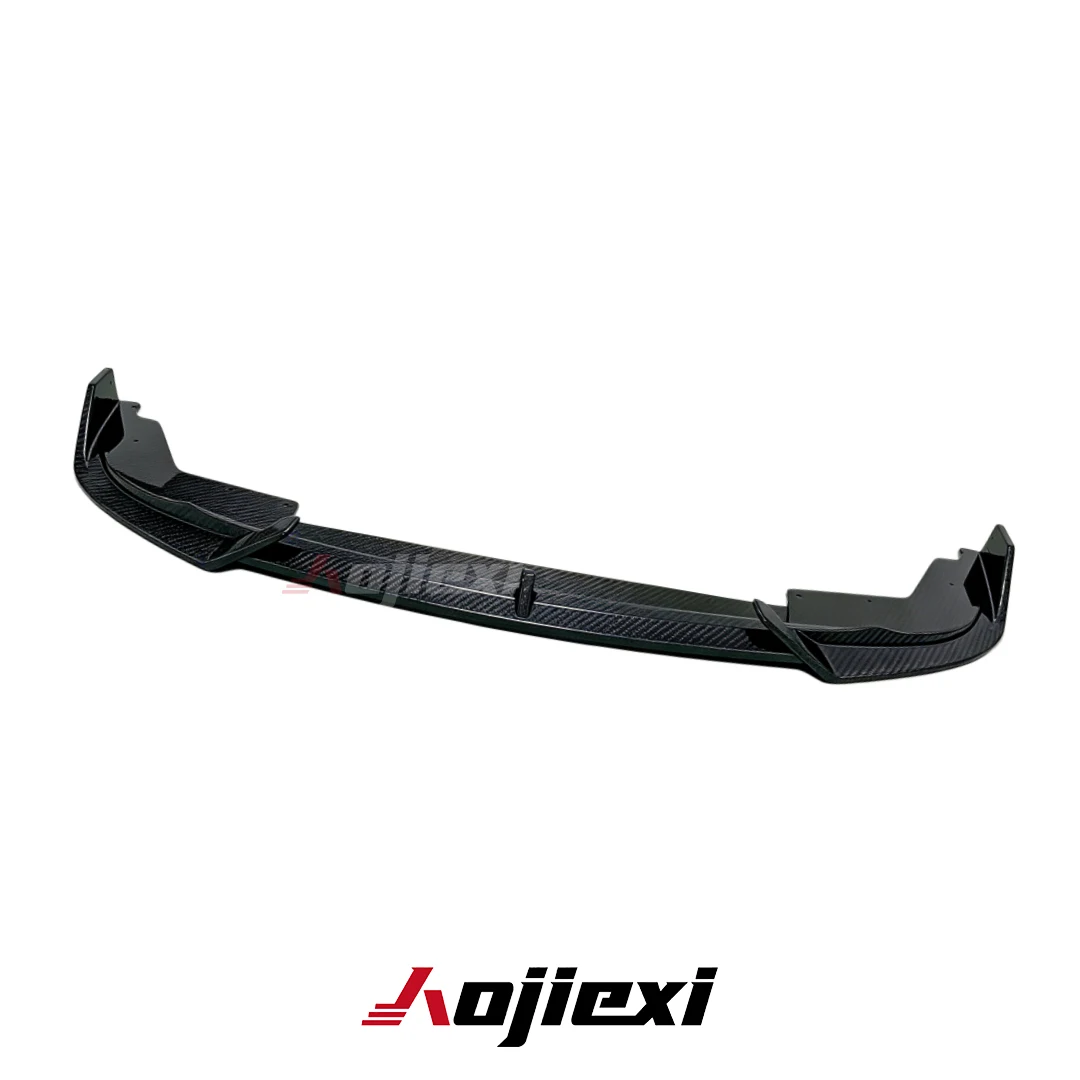 AK 스타일 리얼 카본 파이버 프론트 범퍼 립 스플리터 (BMW 3 시리즈 G20 G21 330i M340i LCI 2023-2026 G20 카본 프론트 립)
