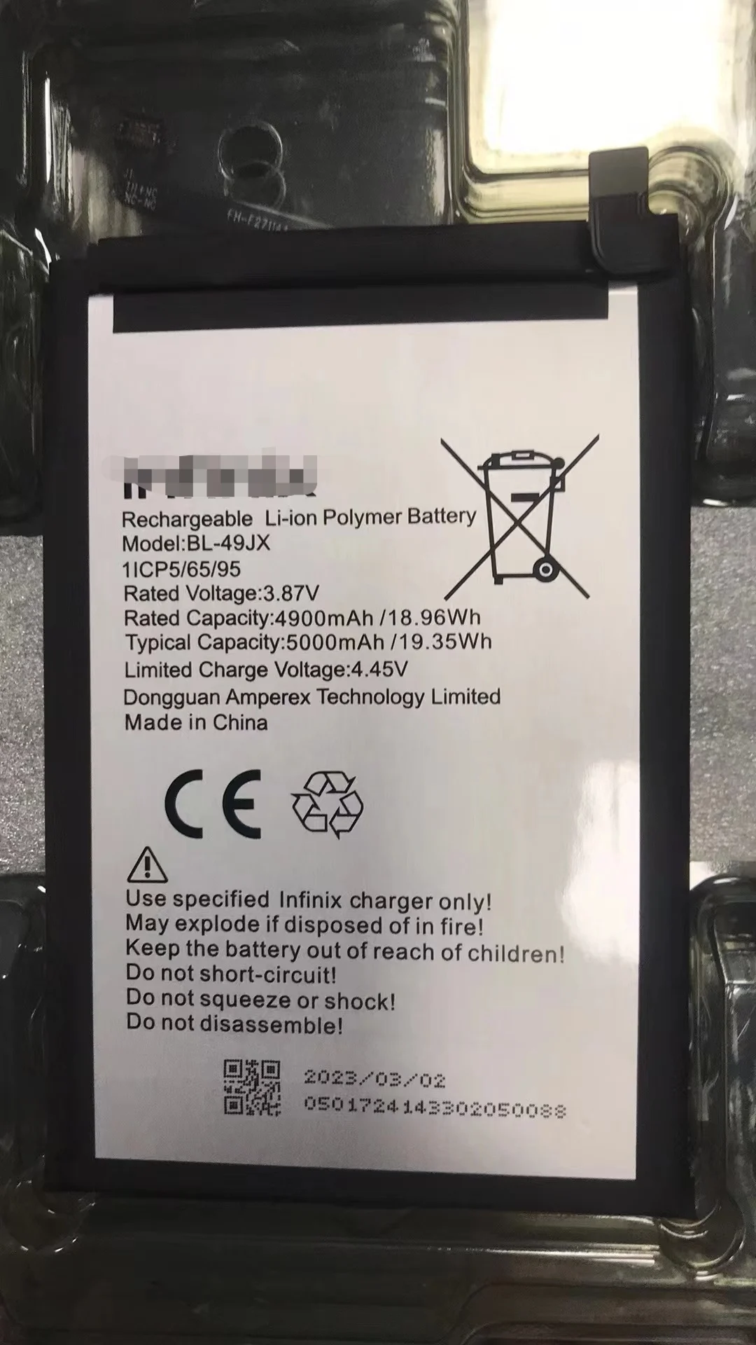 

Оригинальный аккумулятор 3,85 В 5000 мАч для телефона Tecno Note 10Pro Note 10 Pro X695