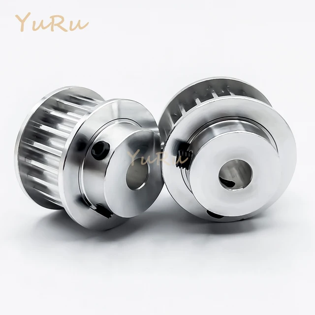 Puleggia 2GT 40 Denti Per Cinghia 6mm - Lega Alluminio, Foro 5-12mm, Per Stampanti 3D - Foto 10