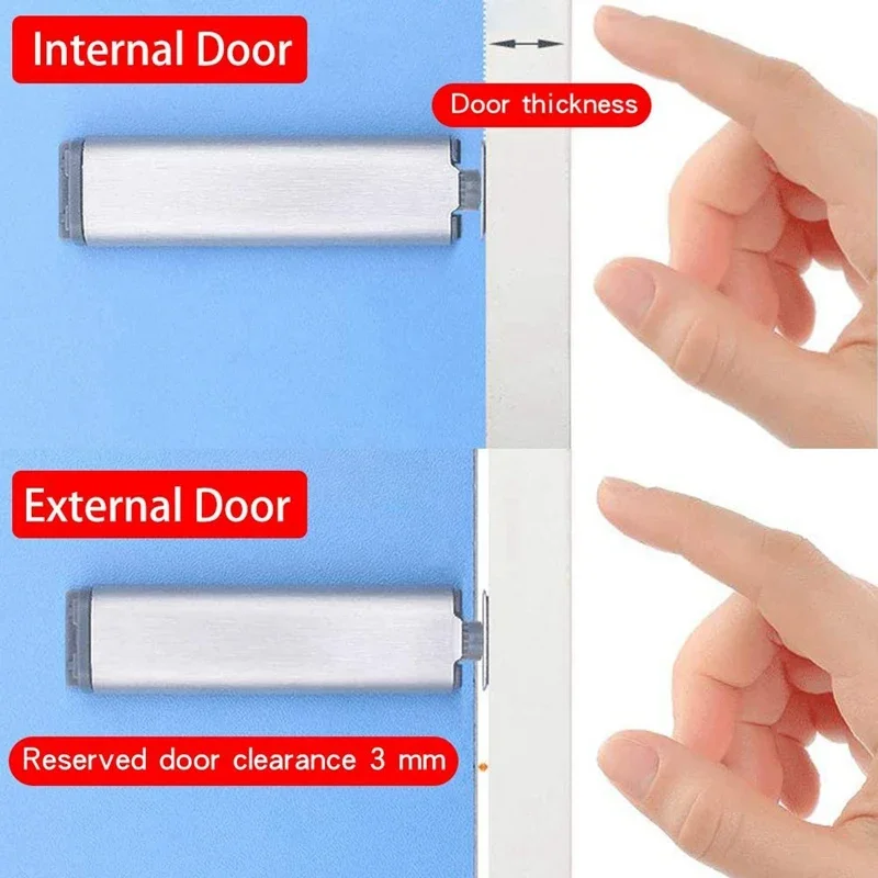 Push Latches for Cabinets 6 Pack Push to Open Cabinet Hardware Press Latch Kitchen Door Push-Release Latch cabinet door latch