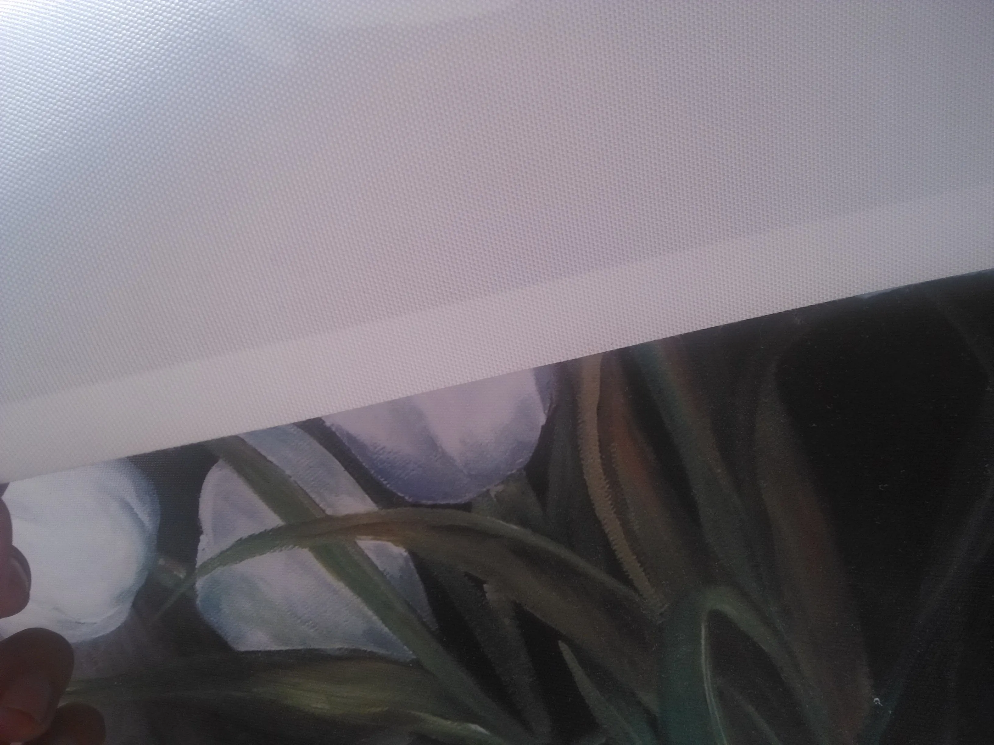 16in Water Resistance Matte Polyester Rolled Pigment And Dye Ink Printing Inkjet Canvas 41cm wide