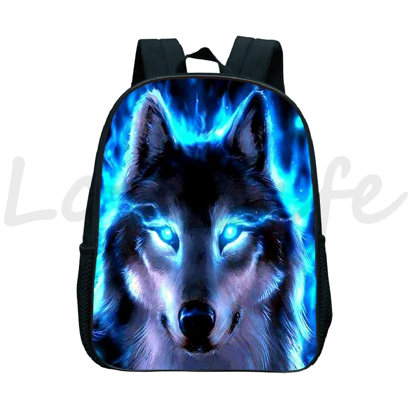 

Детские рюкзаки с 3D-принтом волка, сумки для детского сада, повседневный рюкзак для мальчиков, детская школьная сумка, Классный рюкзак с узором, студенческий рюкзак