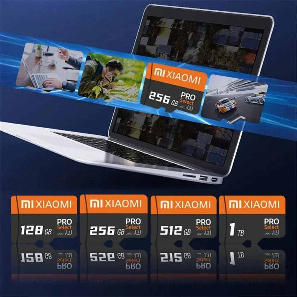 thumbnail image 4 of Tarjeta de memoria Micro SD original Xiaomi de 1 TB, tarjeta TF/SD de 128 GB, 256 GB, 512 GB, tarjeta de memoria mini de 1 TB, clase 10 para cámara/teléfono, 4 of 5