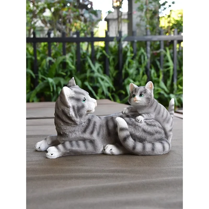 

Garden decorations, courtyard decoration, cute cat decorations, balcony simulation, animal kindergarten, outdoor creative sculpt