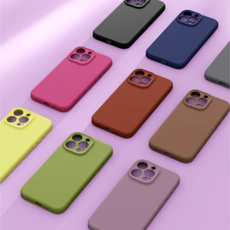 Premium Liquid Silicone Magnetic Case - Ultra Soft Shockproof Matte Candy Cover