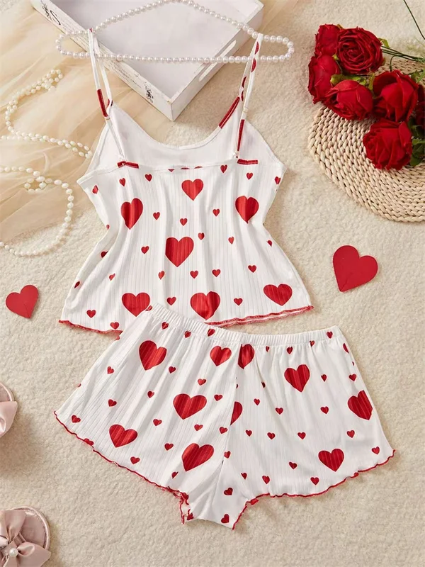 5 Size Choose Women' Pajamas Set Straps