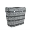 TANQU Snake Skin Grain PU Leather Inner Zipper Pocket Lining Waterproof Insert for Big Classic Mini Obag EVA O BAG Women Handbag 3